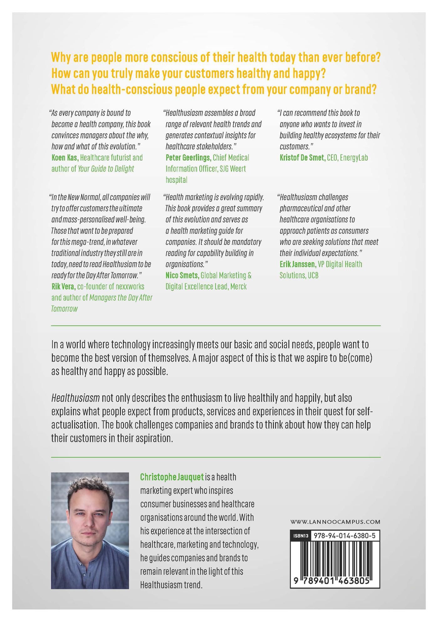 Achterkant van Healthusiasm