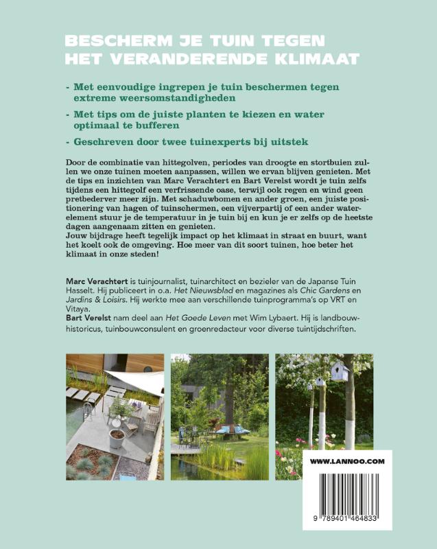 Achterkant van Zakboek voor de klimaattuin