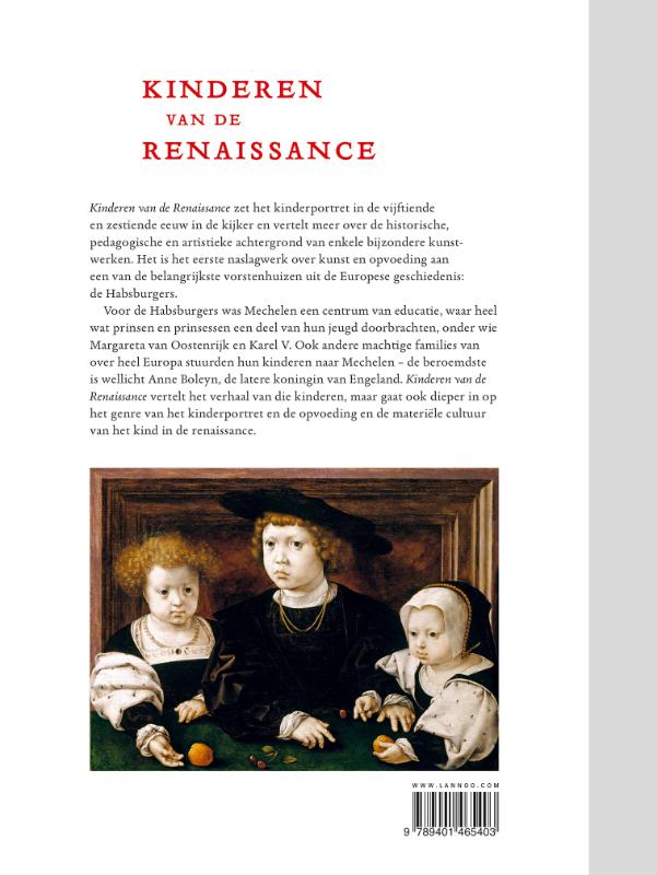 Achterkant van Kinderen van de Renaissance