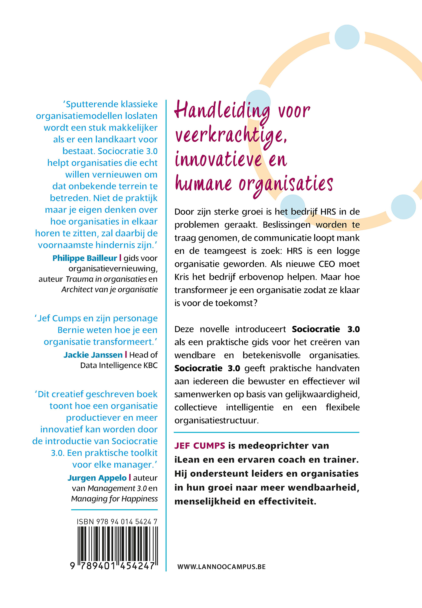 Achterkant van Sociocratie 3.0