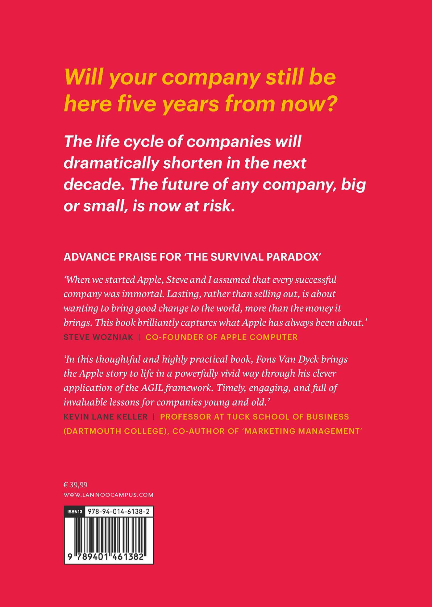 Achterkant van The Survival Paradox