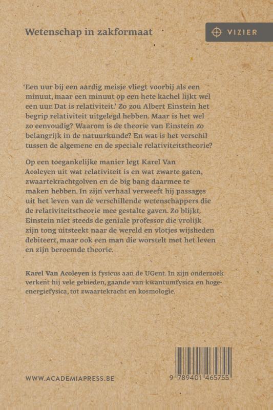 Achterkant van Relativiteitstheorie