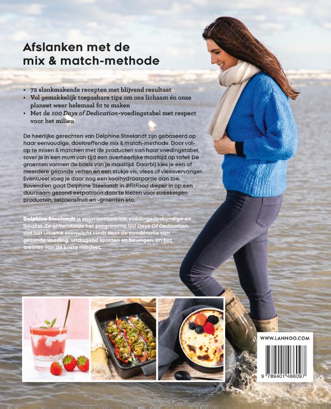 Achterkant van #FitFood
