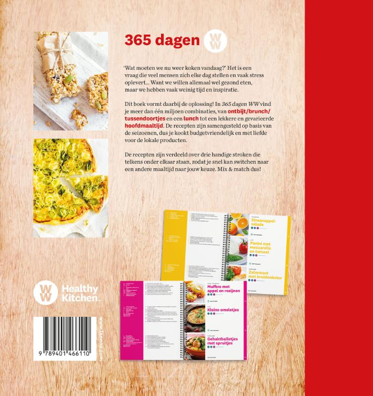 Achterkant van 365 dagen WW