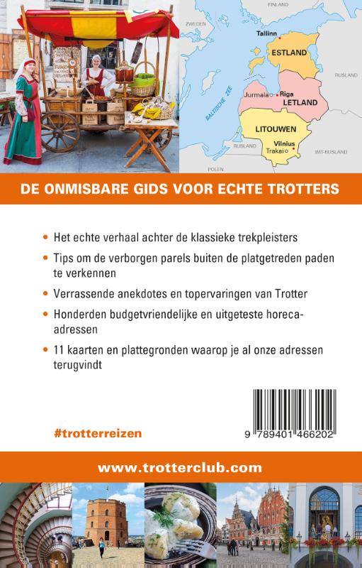 Achterkant van Baltische Staten