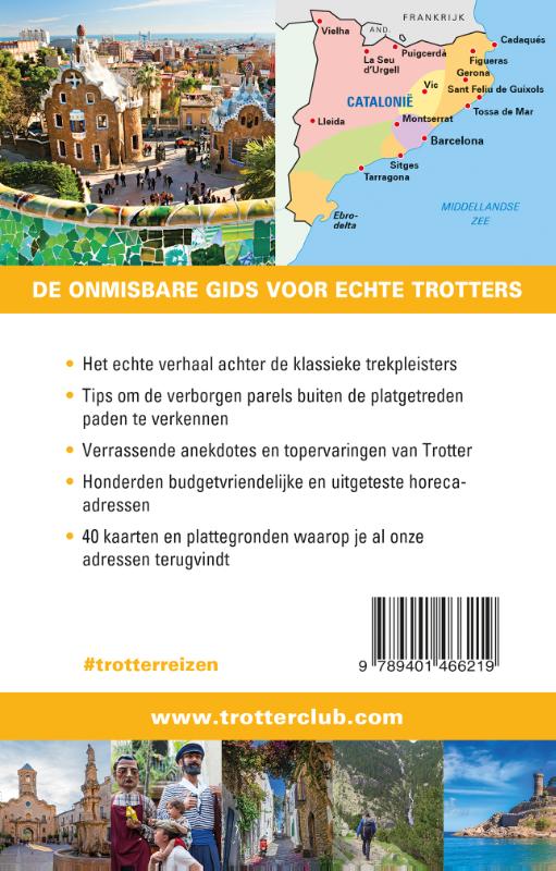 Achterkant van Trotter Catalonië