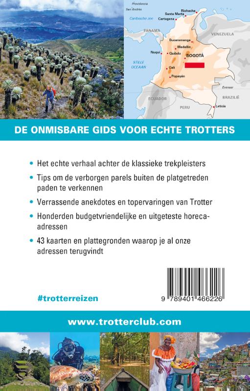 Achterkant van Colombia