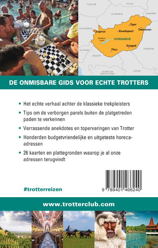 Achterkant van Trotter Hongarije