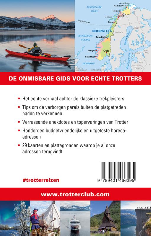 Achterkant van Trotter Noorwegen