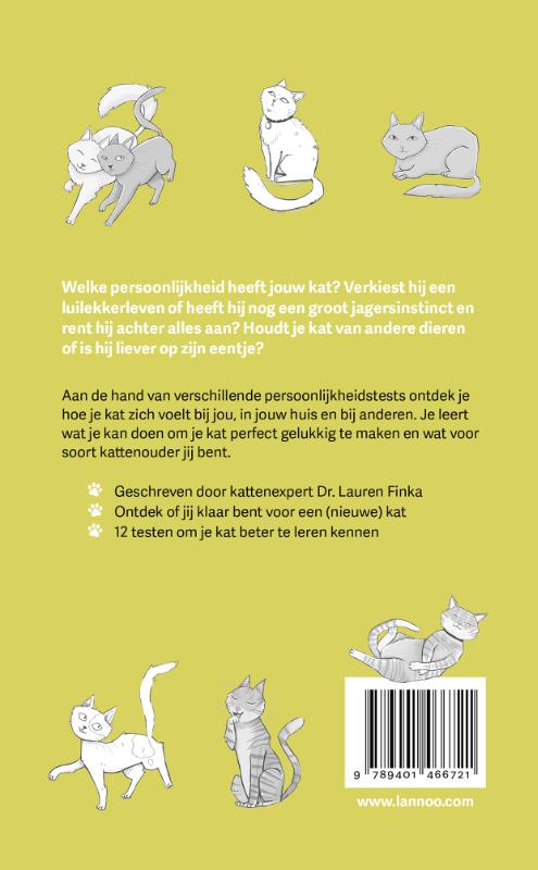 Achterkant van Hoe goed ken jij je kat?