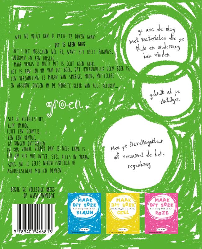Achterkant van Ik zie, ik zie wat jij niet ziet en de kleur is ... groen