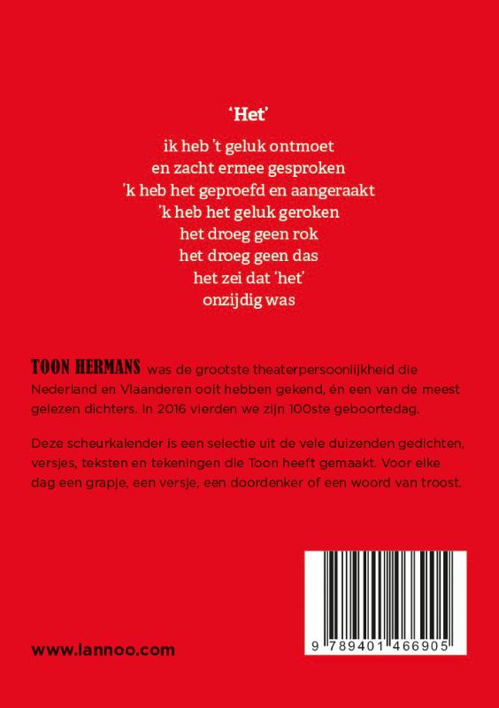 Achterkant van Een jaar met Toon 2021