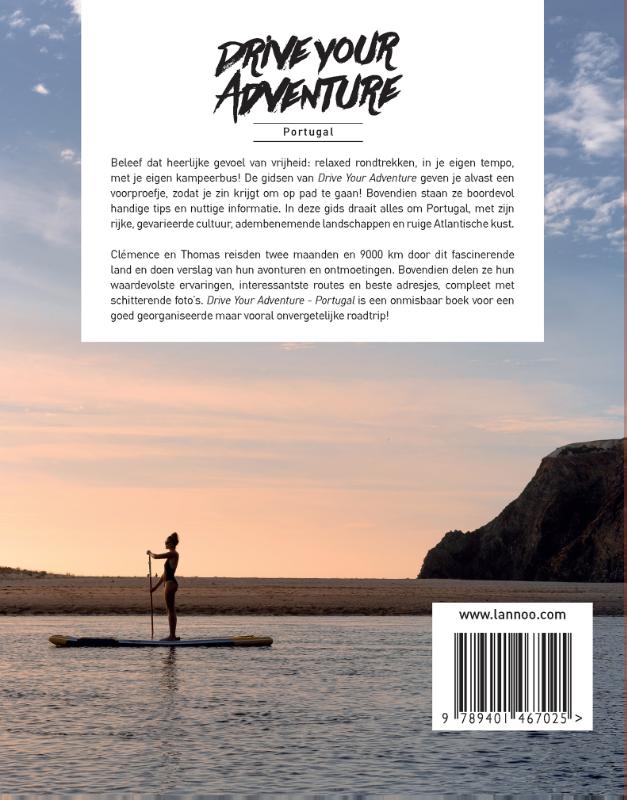 Achterkant van Drive your adventure - Portugal