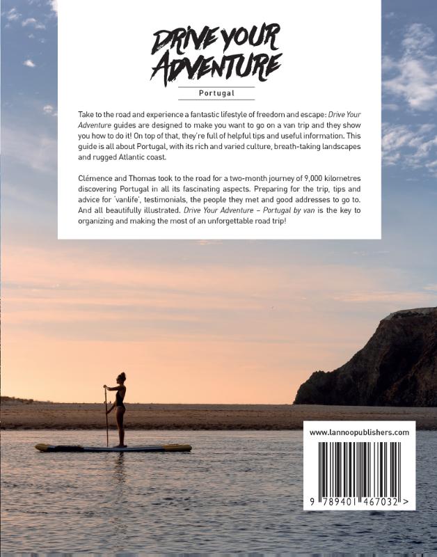 Achterkant van Drive your adventure - Portugal