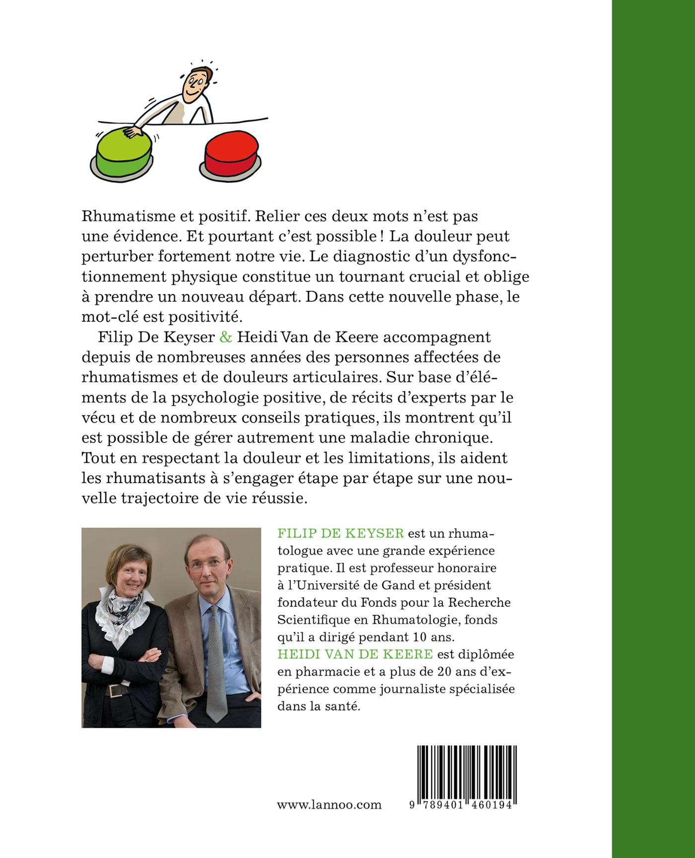 Achterkant van Rhumatopositif