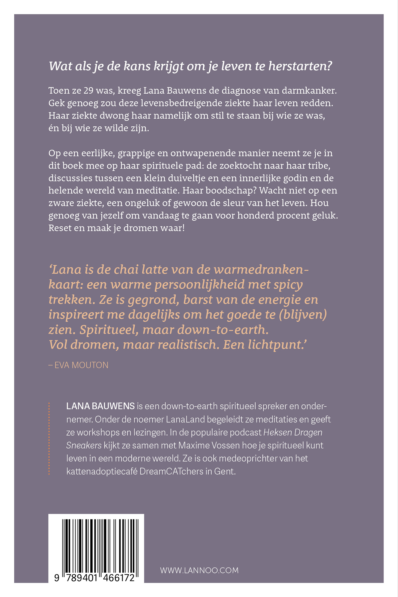 Achterkant van Reset