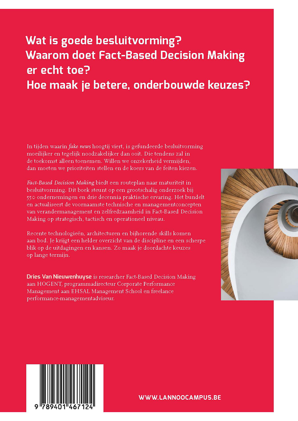 Achterkant van Fact-based decision making