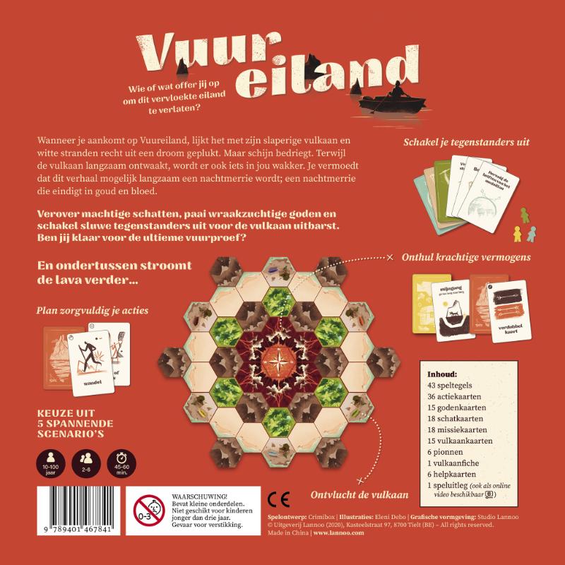 Achterkant van Vuureiland