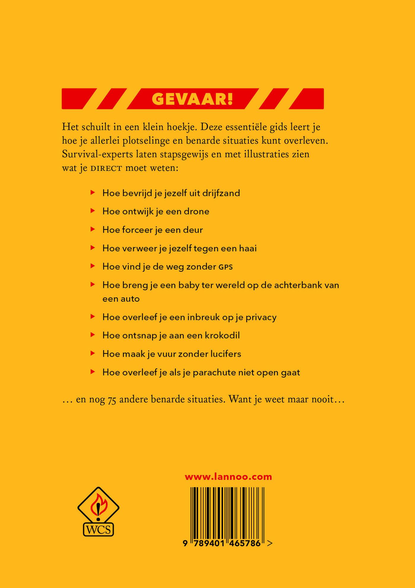 Achterkant van Het worst-case scenario handboek