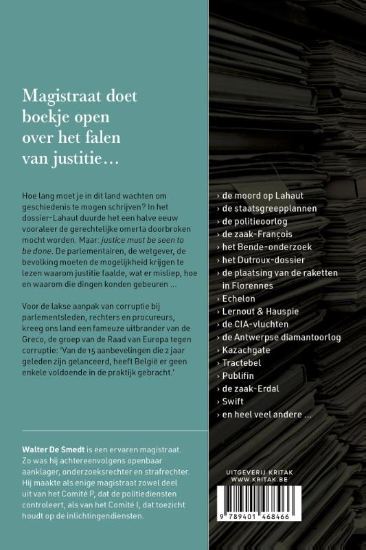 Achterkant van Het land van de onbestrafte misdaden