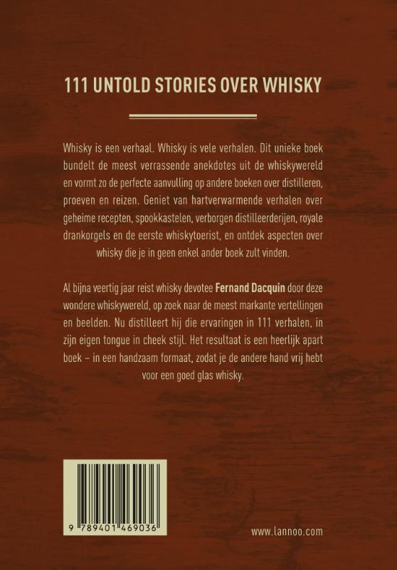 Achterkant van Het whisky boek