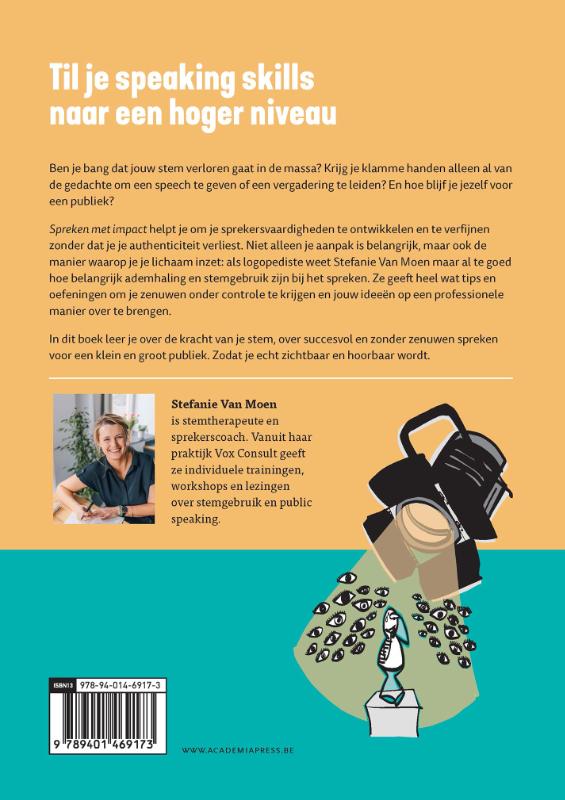 Achterkant van Spreken met impact