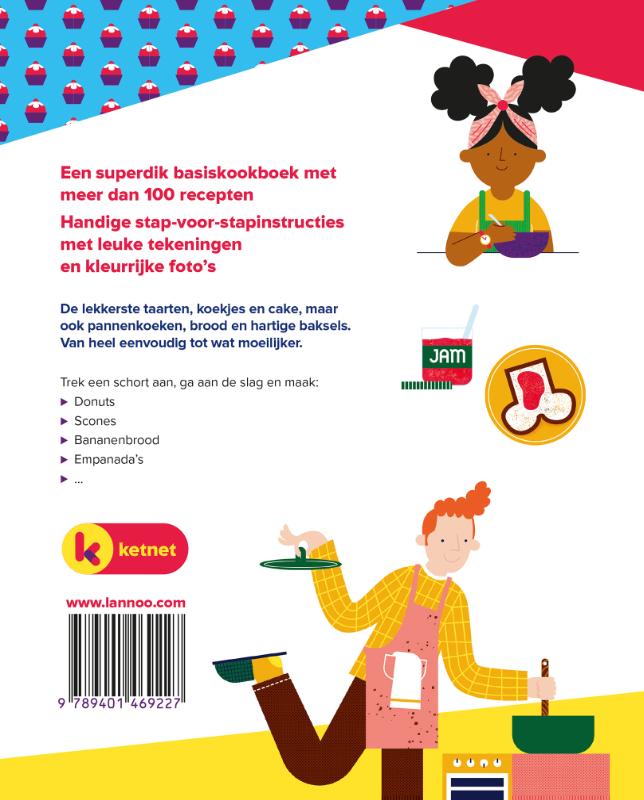 Achterkant van Het complete Ketnet bakboek
