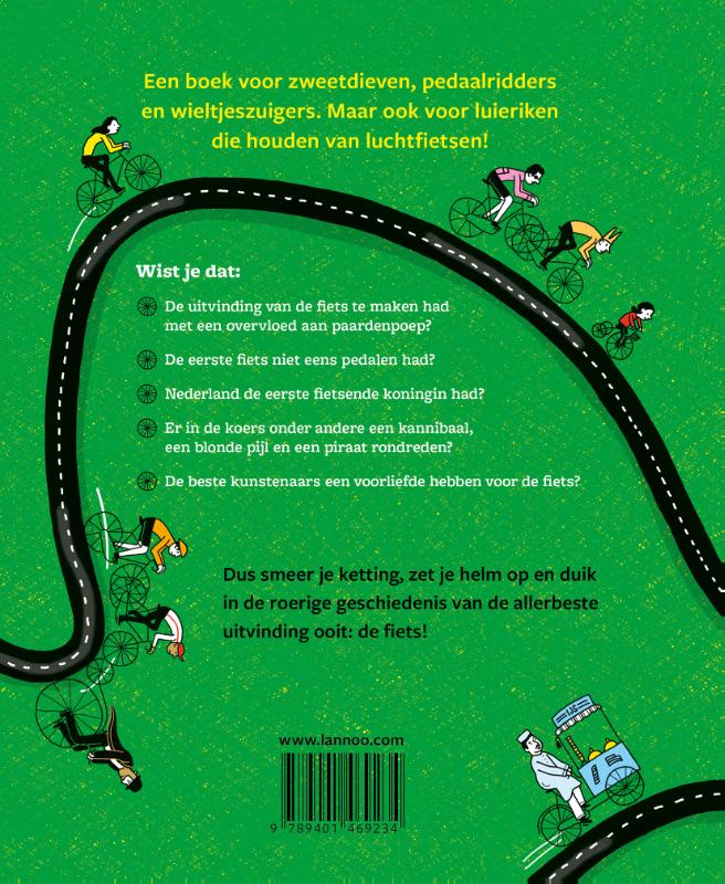 Achterkant van Het fietsboek