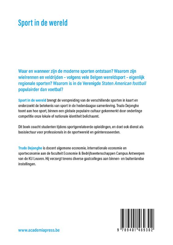 Achterkant van Sport in de wereld