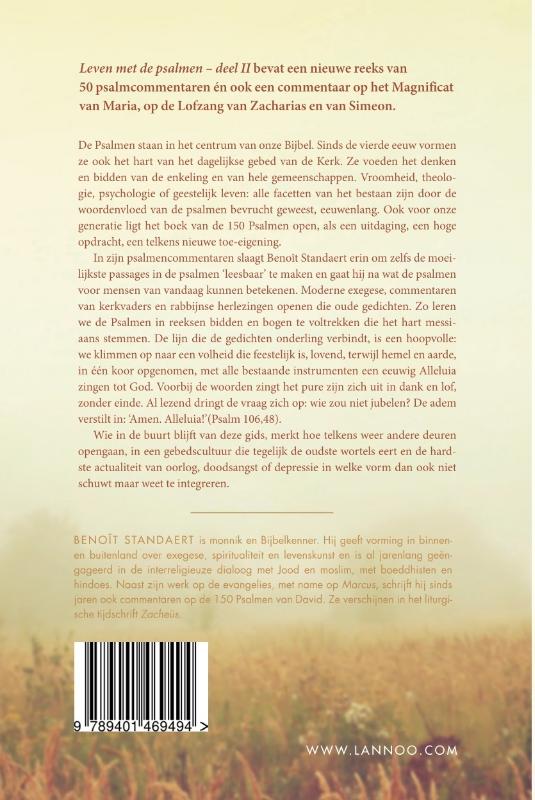 Achterkant van Leven met de psalmen - Deel II