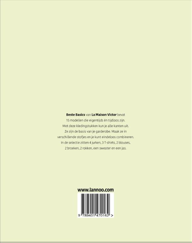 Achterkant van De beste basics
