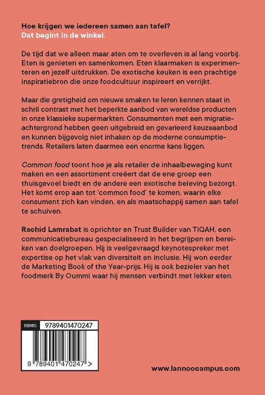 Achterkant van Common food