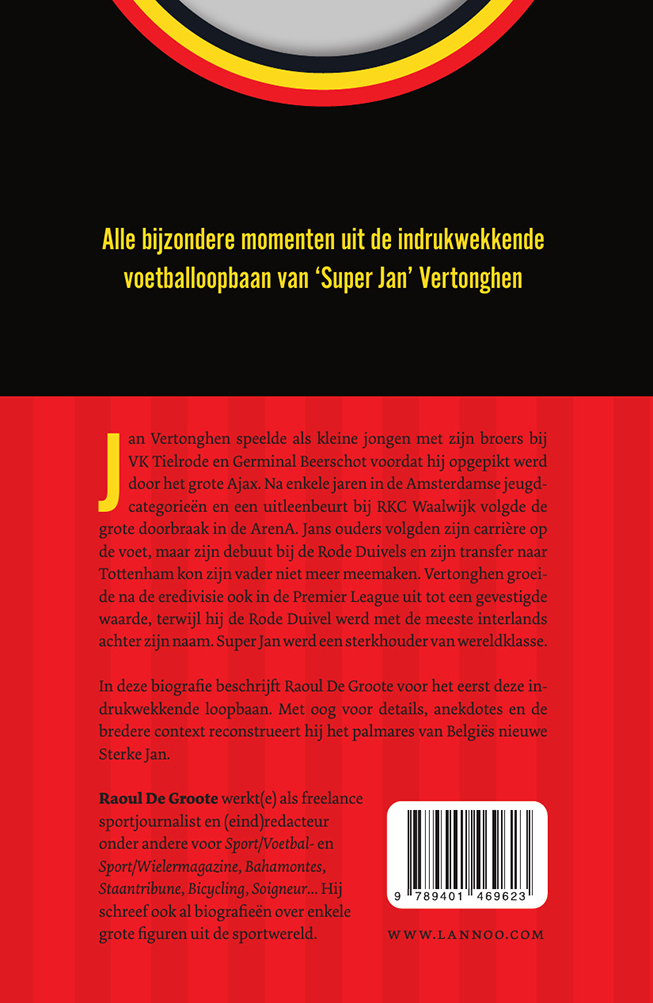 Achterkant van Jan Vertonghen