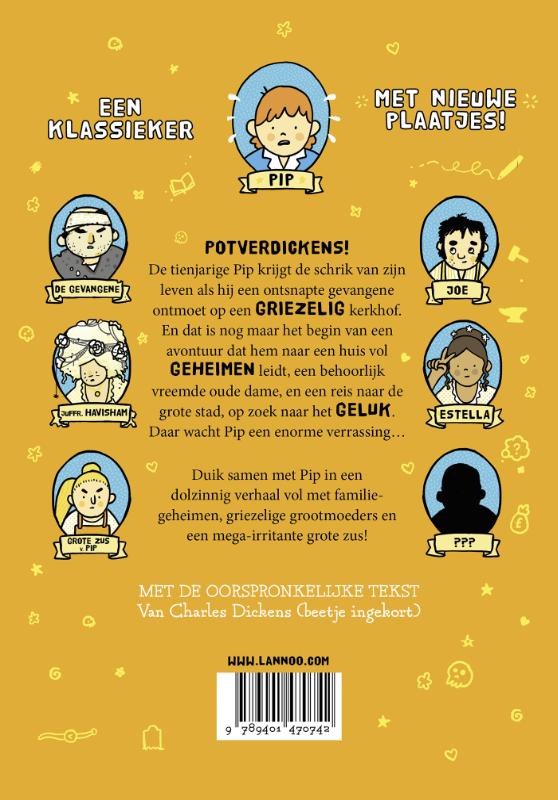 Achterkant van Comic Classics - Grote verwachtingen