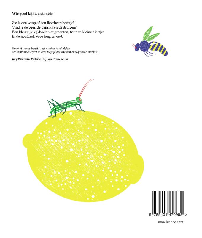 Achterkant van Fruitvliegje