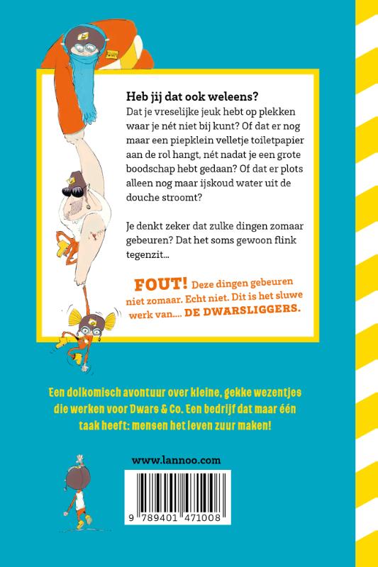 Achterkant van Dwars & Co