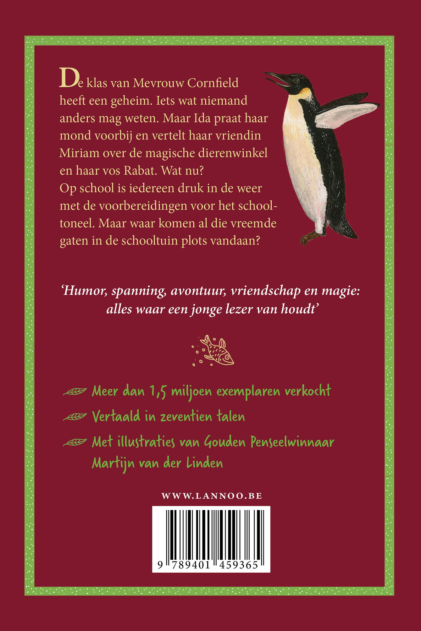 Achterkant van Het Gatenmysterie