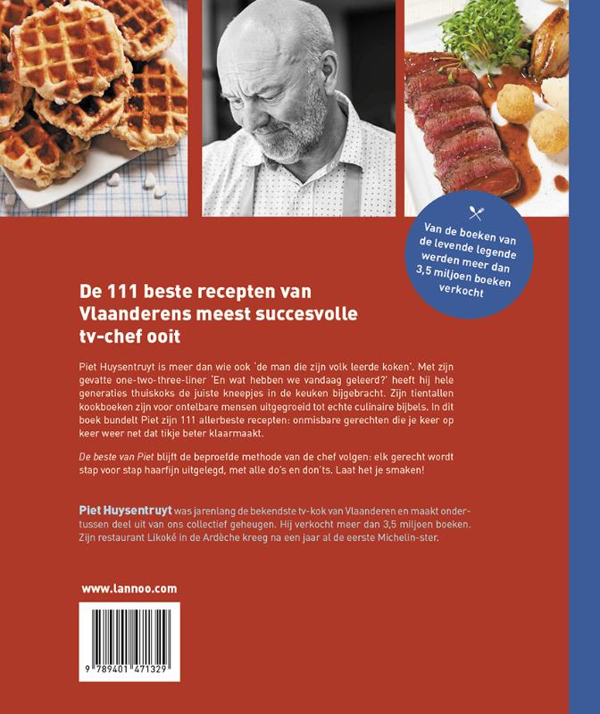 Achterkant van De beste van Piet