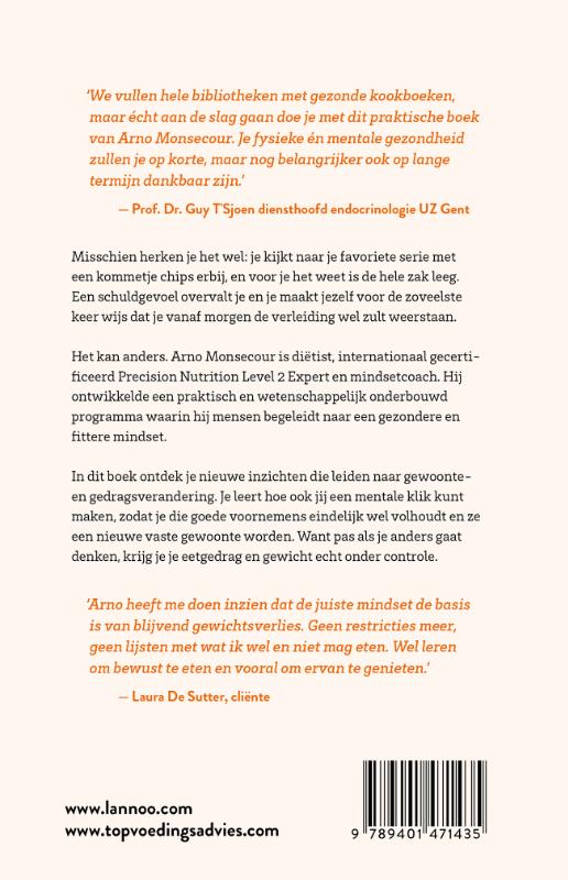Achterkant van Verlost van verleiding