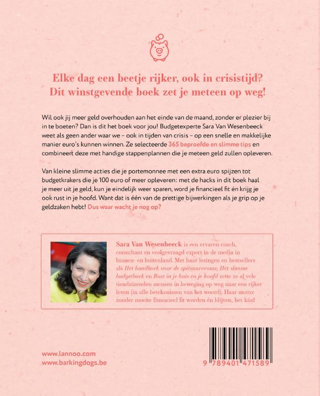Achterkant van Hack je budget