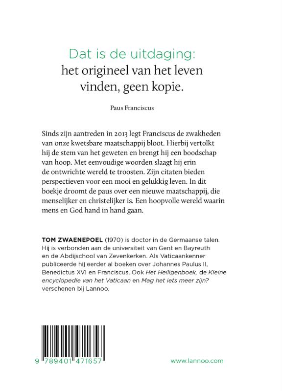 Achterkant van De nacht is het donkerst even voor de dag begint