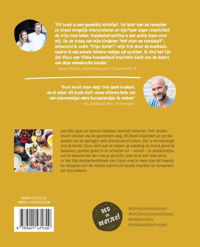 Achterkant van Het 2de Restjeskookboek