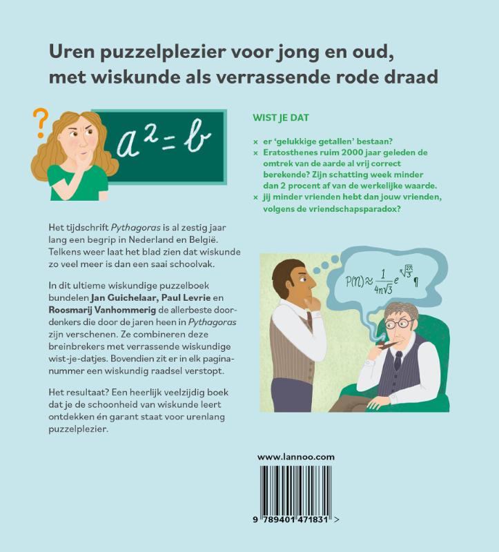 Achterkant van De dikke Pythagoras