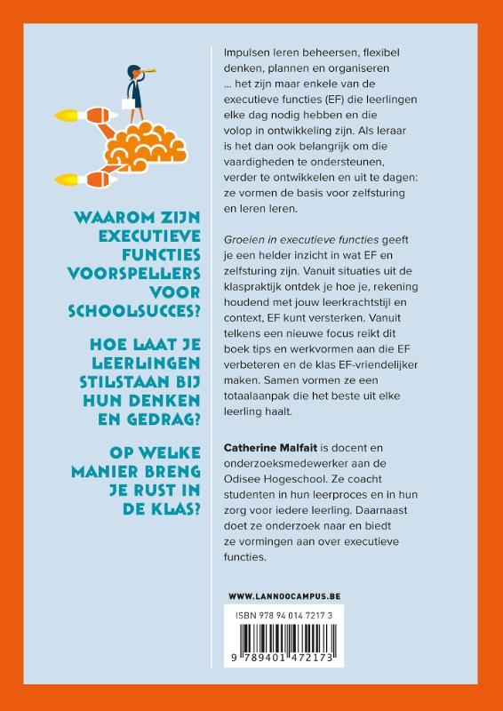 Achterkant van Groeien in executieve functies. Hoe? Zo!