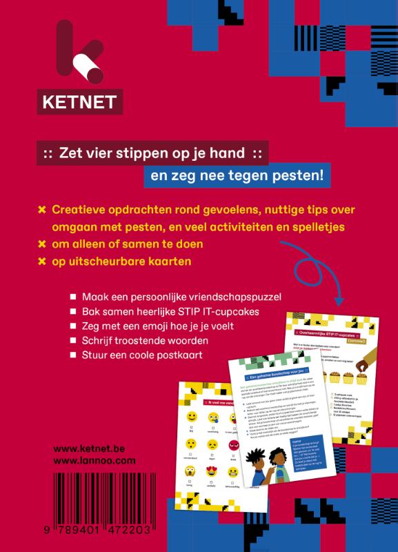 Achterkant van Stip it!