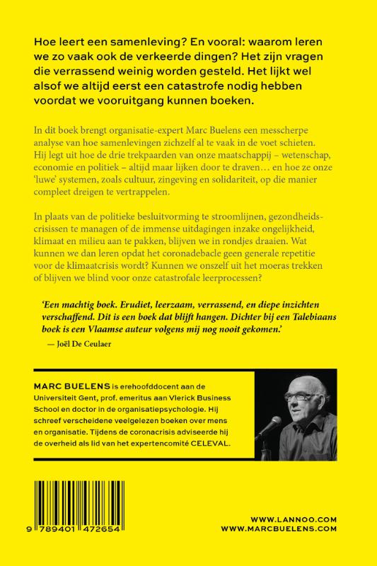 Achterkant van De verblinde samenleving