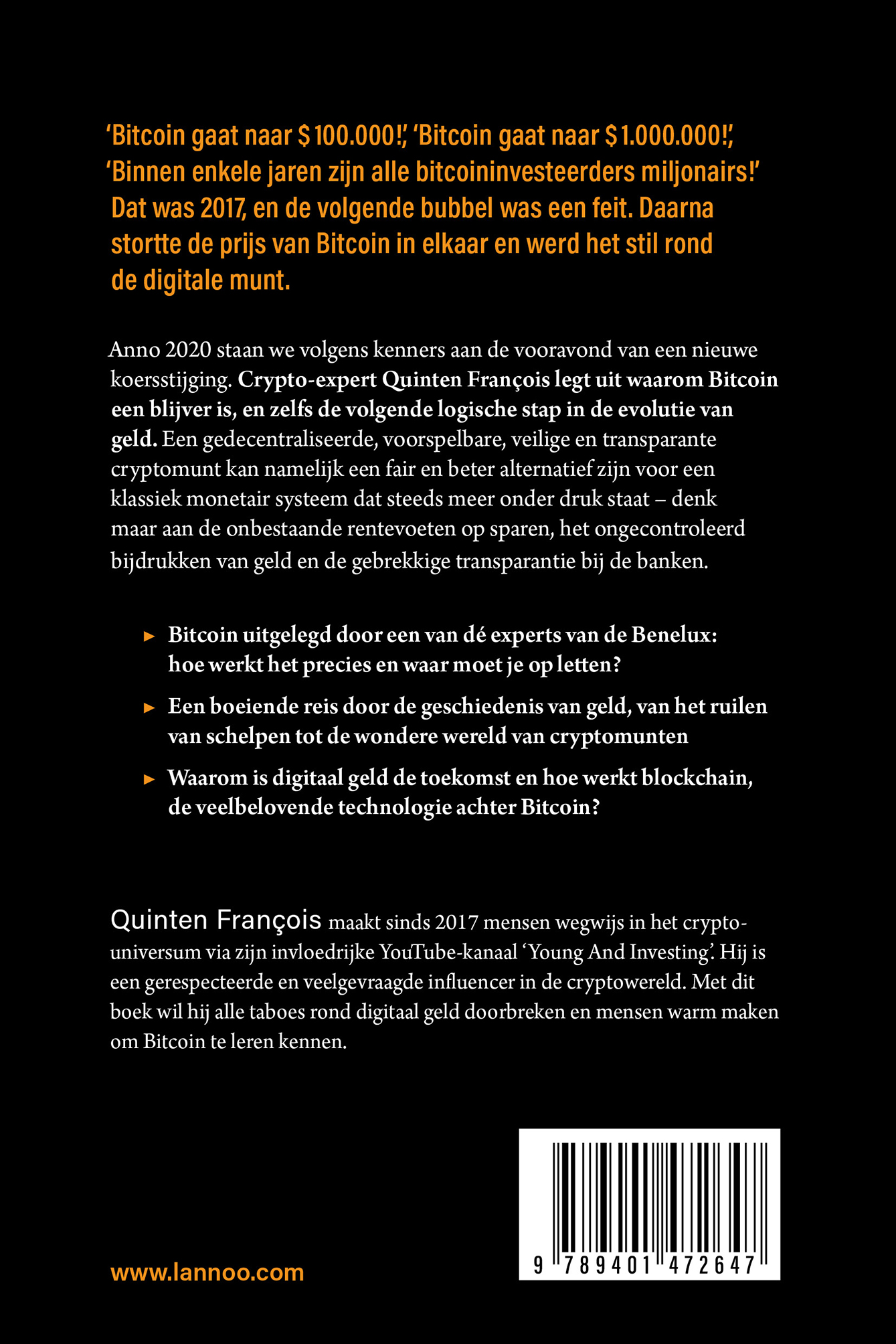 Achterkant van De bitcoinrevolutie