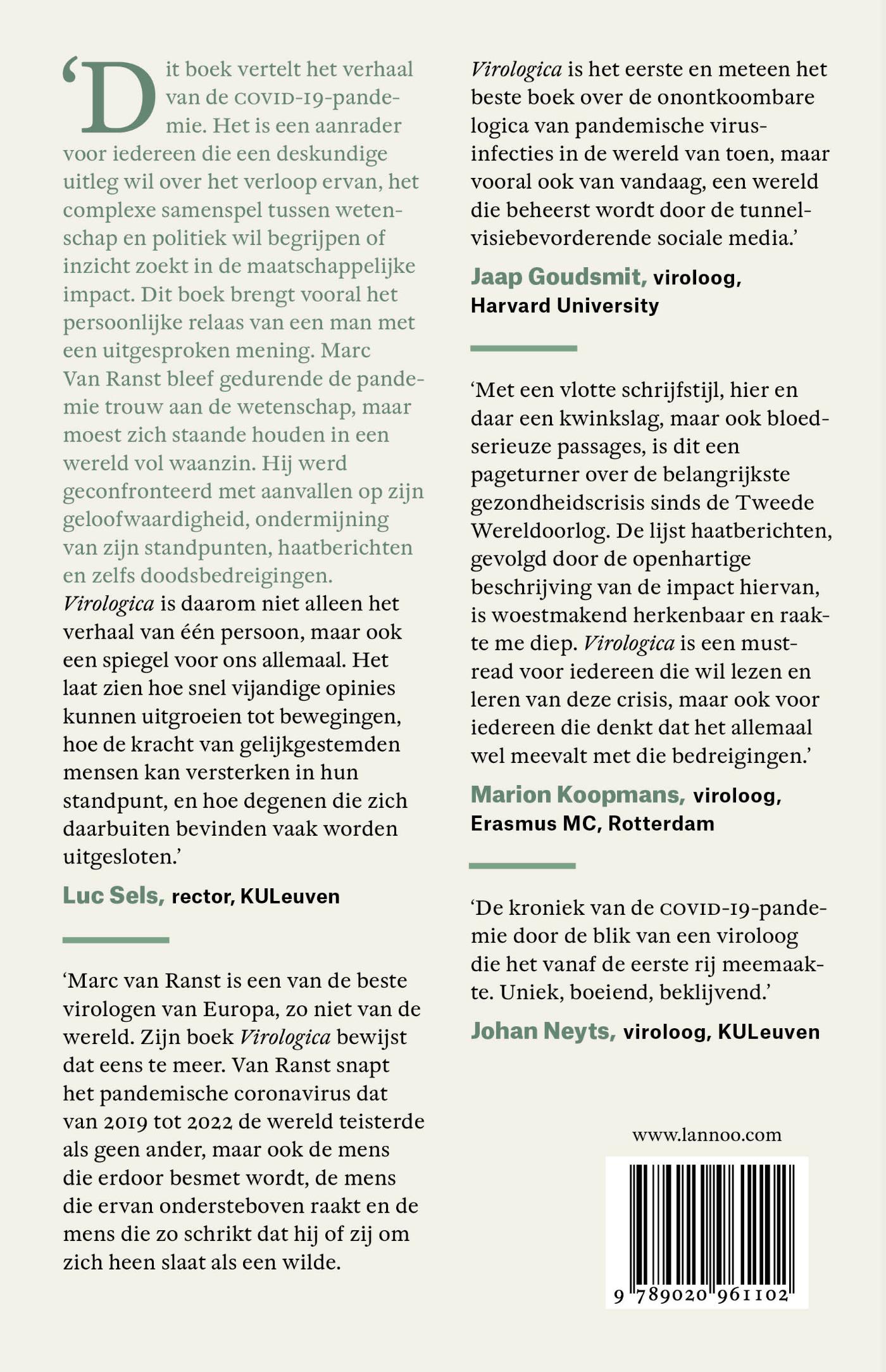 Achterkant van Virologica