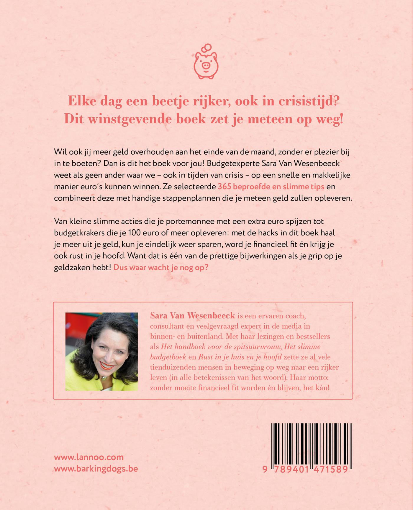 Achterkant van Hack je budget