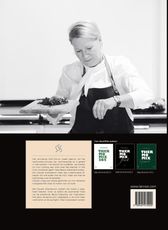 Achterkant van Het Oven Kookboek